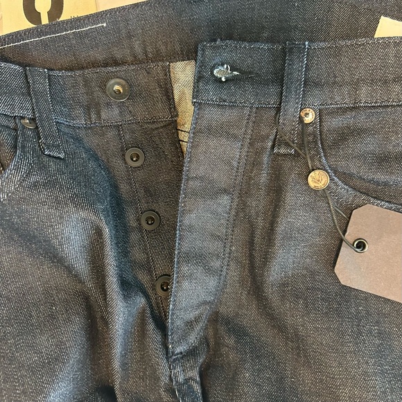Rag & Bone | Fit 2 - Tonal Rinse Slim Fit Dark Indigo Authentic Stretch Jean 32 - Picture 6 of 13